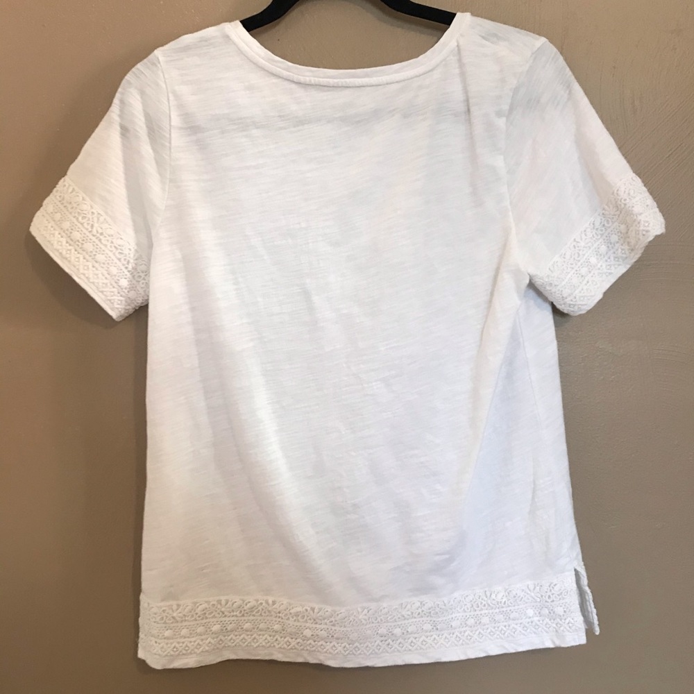 Talbots white tee - Picture 2 of 4